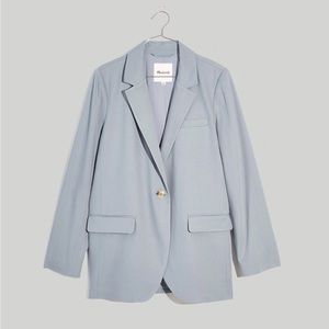 Madewell Larsen Blazer in Drapeweave (size small, overcast)